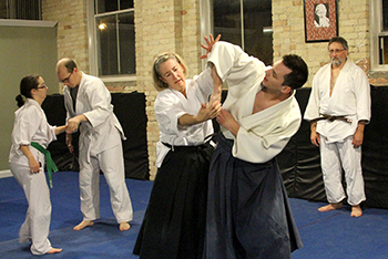 Judge Mel Flanagan practices and teaches Aikido