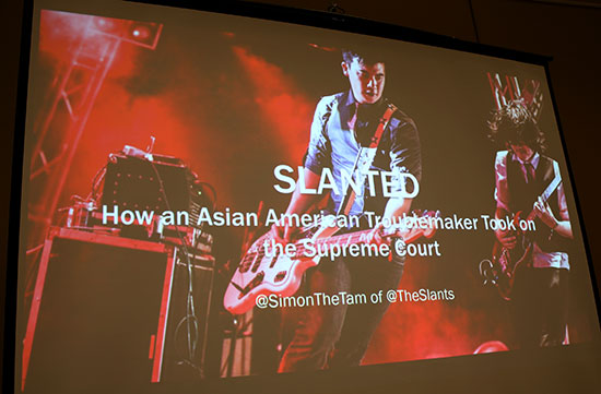 Slide from Simon Tam's presentation