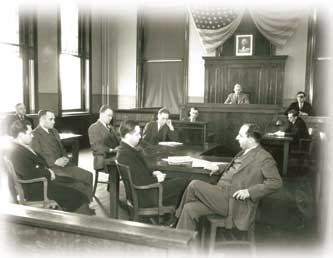 interior of a court room