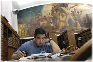 Chris Ochoa   studying