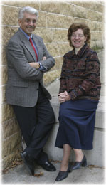 Prof. Ralph Cagle and Prof. Gretchen   Viney