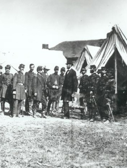 Lincoln with General McClellan