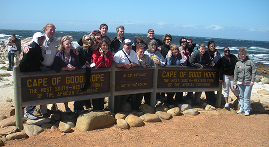 People to People exchange program at the Cape of Good Hope