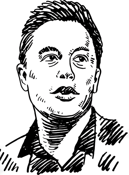 Elon Musk sketch