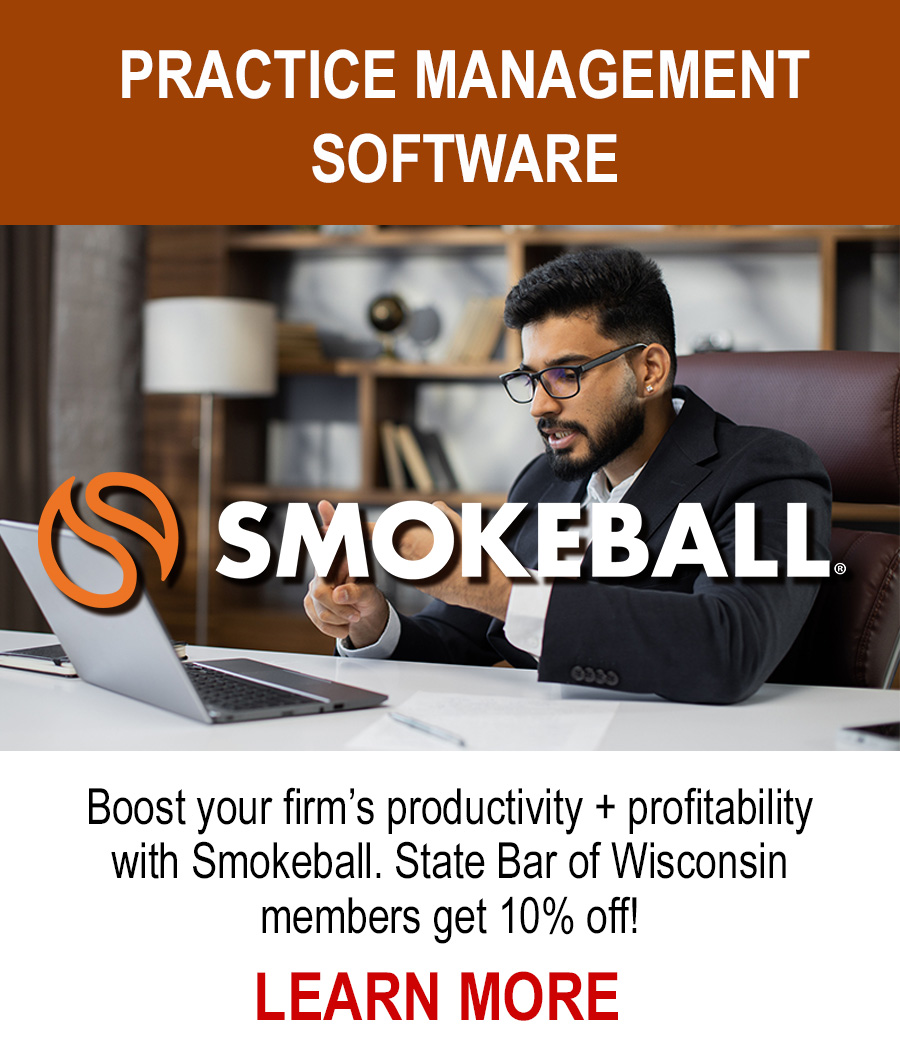 Boost your firm's productivity and profitability with Smokeball. State Bar members get 10% off. LEARN MORE.
