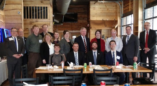 Photo of State Bar and Fond du Lac members meeting with Sen. Feyen and Rep. Thiesfeldt