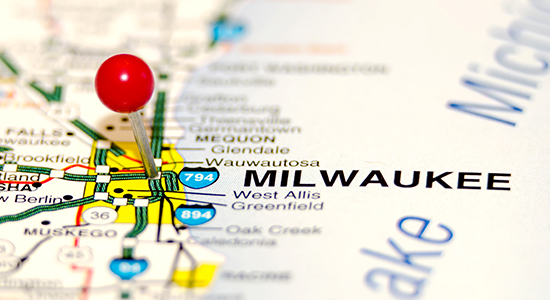Milwaukee on the map