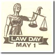 Law Day ad from old Bar publication