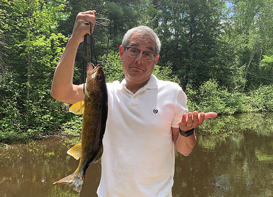 Ralph Ramirez loves to fish
