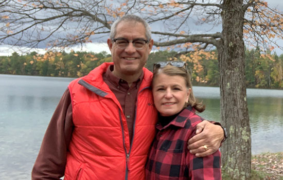 Judge Ralph Ramirez with his wife, Renee