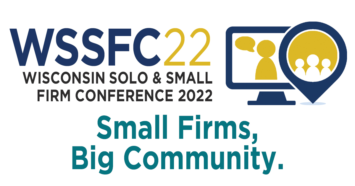 Wisconsin Solo & Small Firm Conference banner