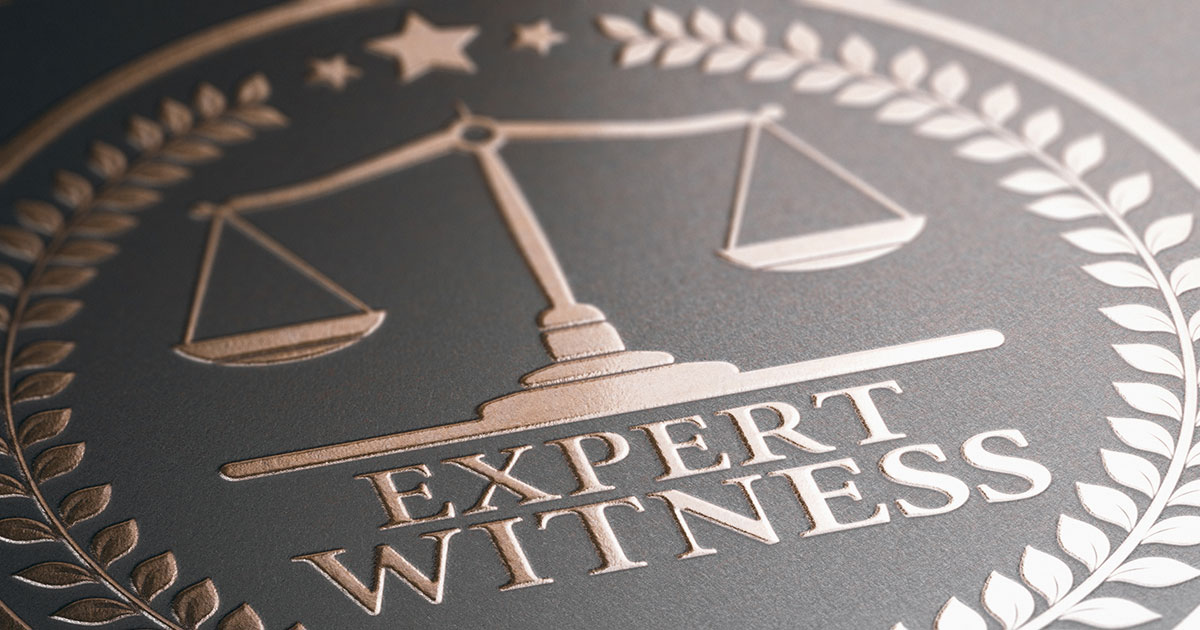 expert witness seal