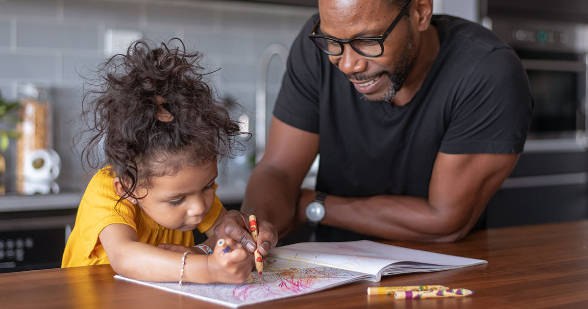 father daughter coloring