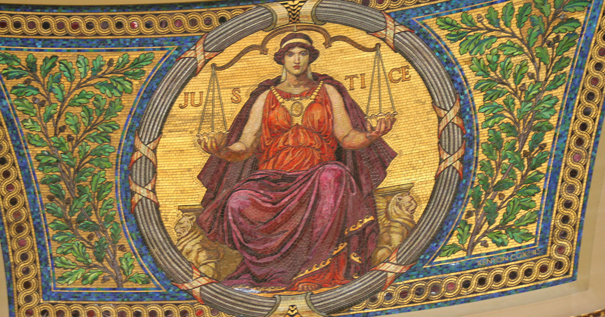 Justice mural in Wisconsin State Capitol