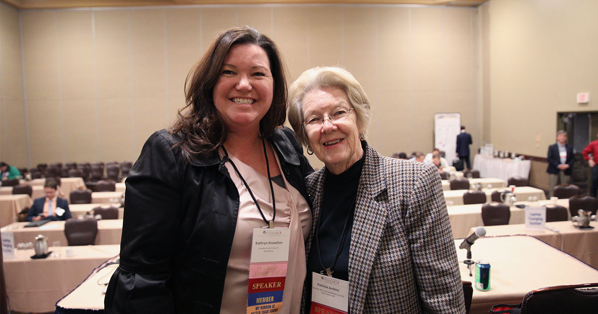 Kate Knowlton poses with her mother, Patricia Jenkins