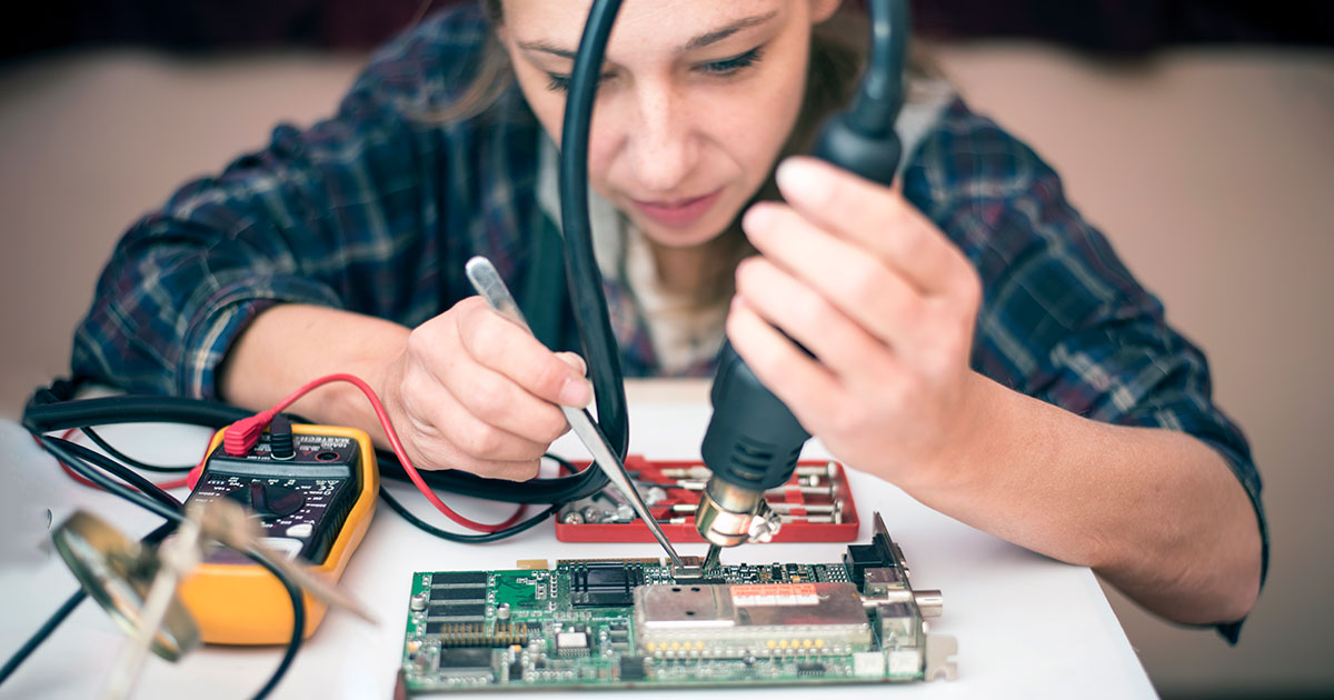 repairing electronics