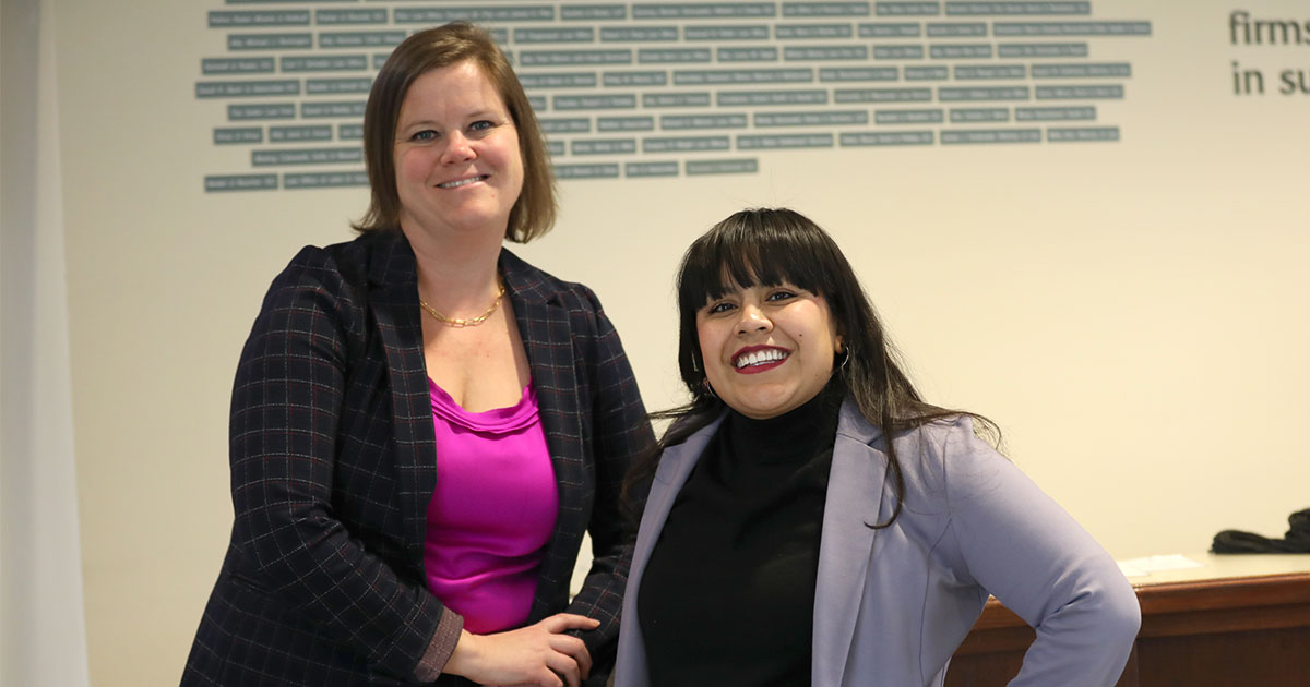 Jane Bucher and Marisol González Castillo