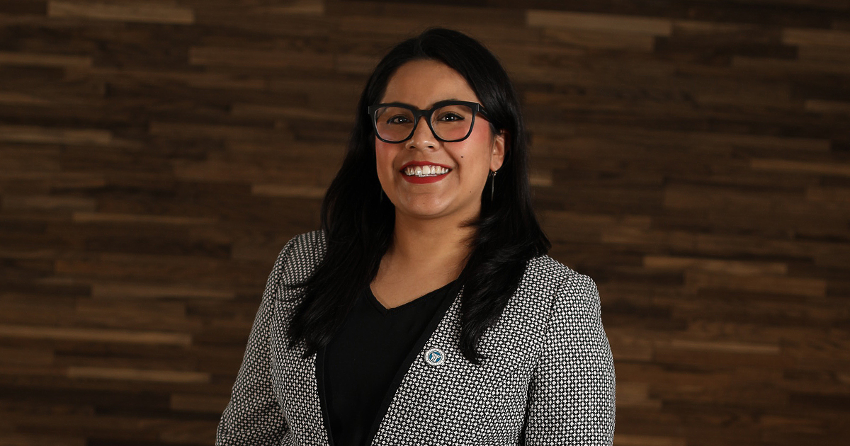 Marisol Gonzalez Castillo smiles at the camera