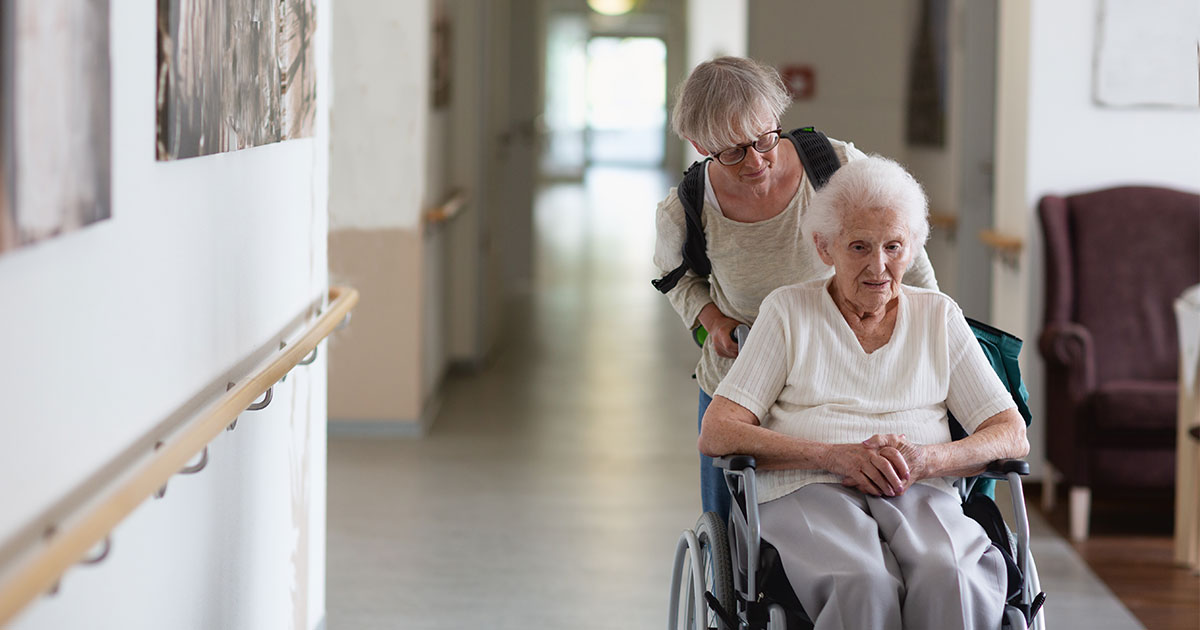 nursing home hallway