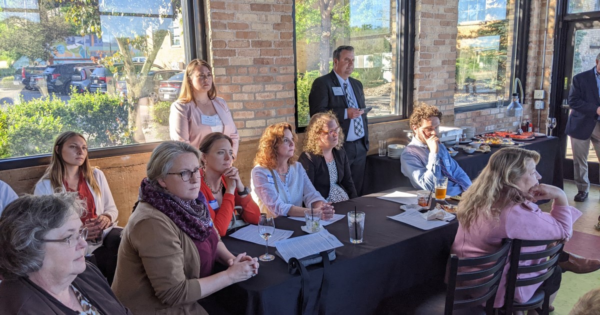 State Bar members and staff listen as Appleton lawmakers discuss topics of interest