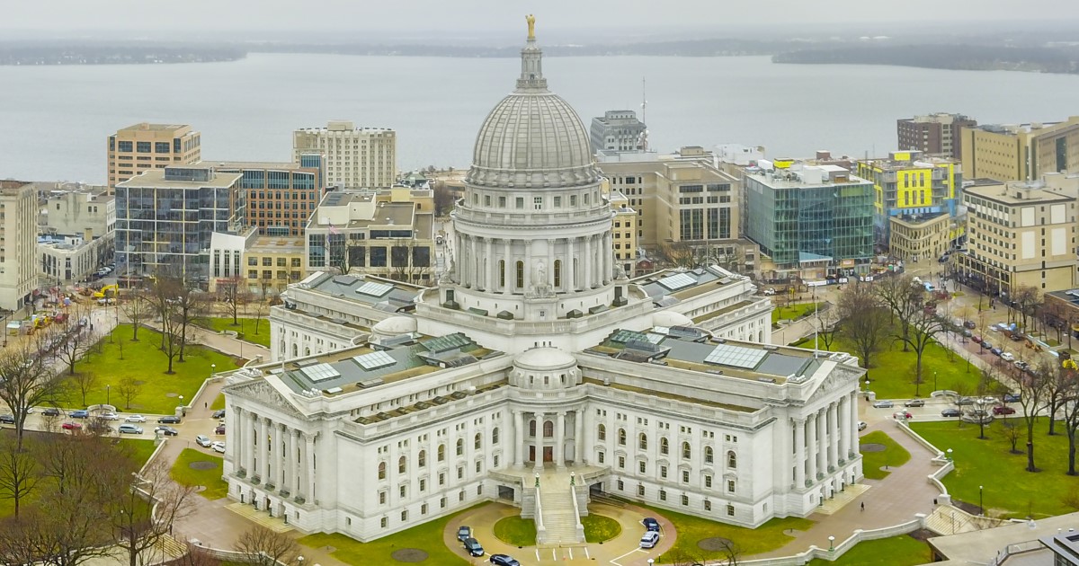 Capitol in early spring