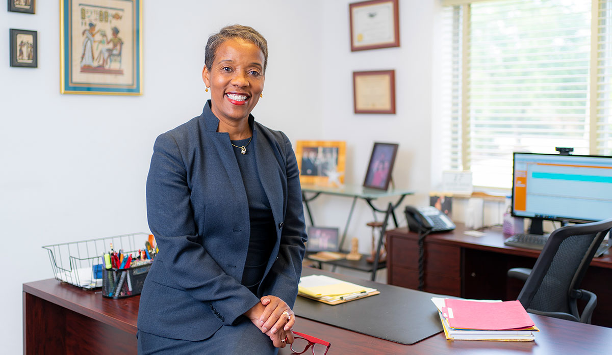 Michelle Behnke was the fourth woman elected president of the State Bar (2004-05) and the first African-American lawyer  to serve in that position. She went on to become treasurer of the American Bar Association (2017-20). Photo: Andy Manis