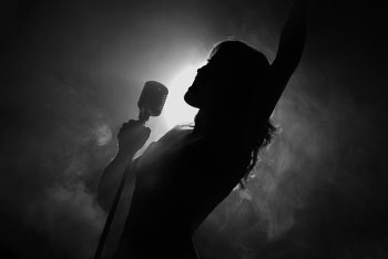 singer silhouette