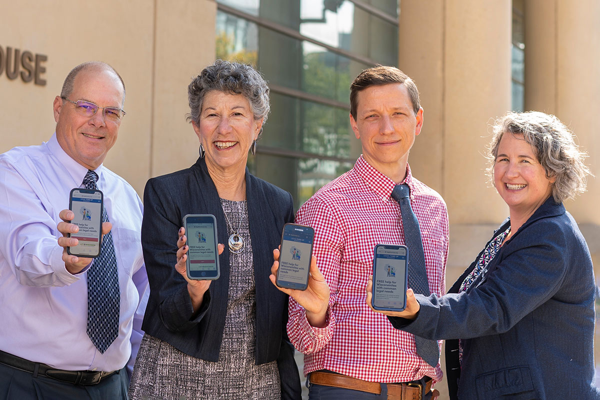 Jon Danforth, Marsha Mansfield, Mitch, and Sarah Davis