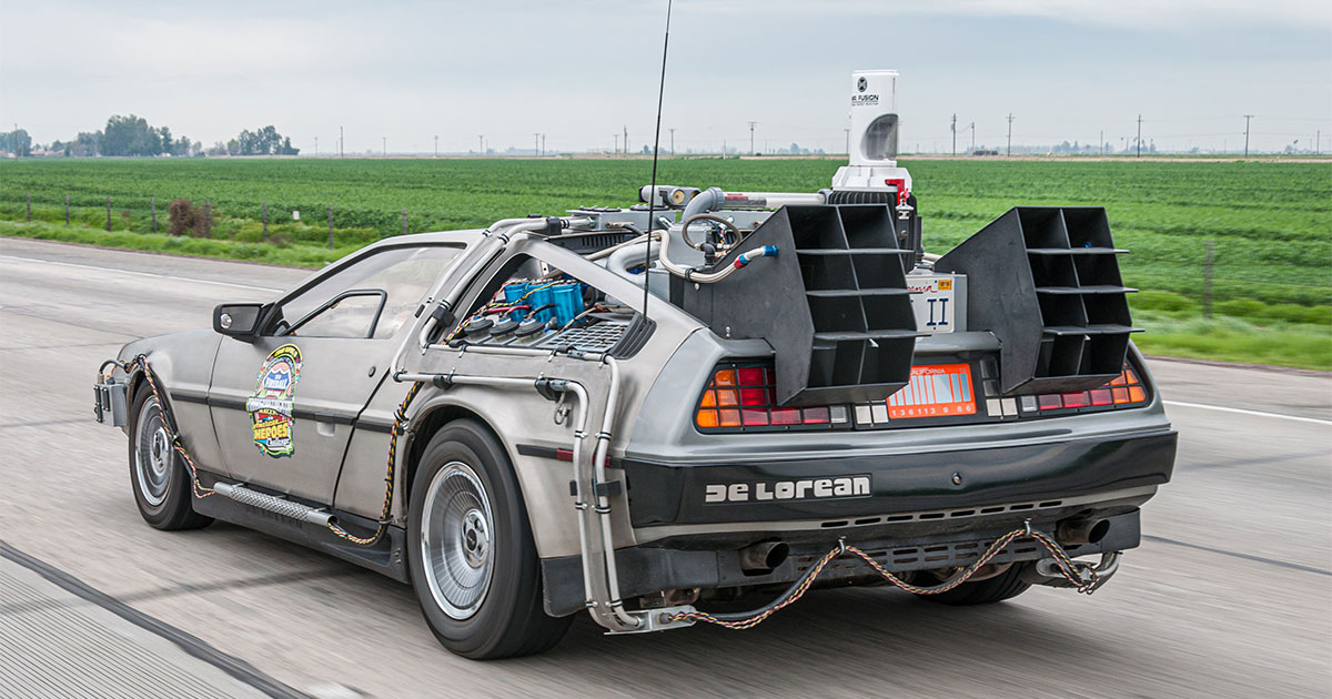 delorean car