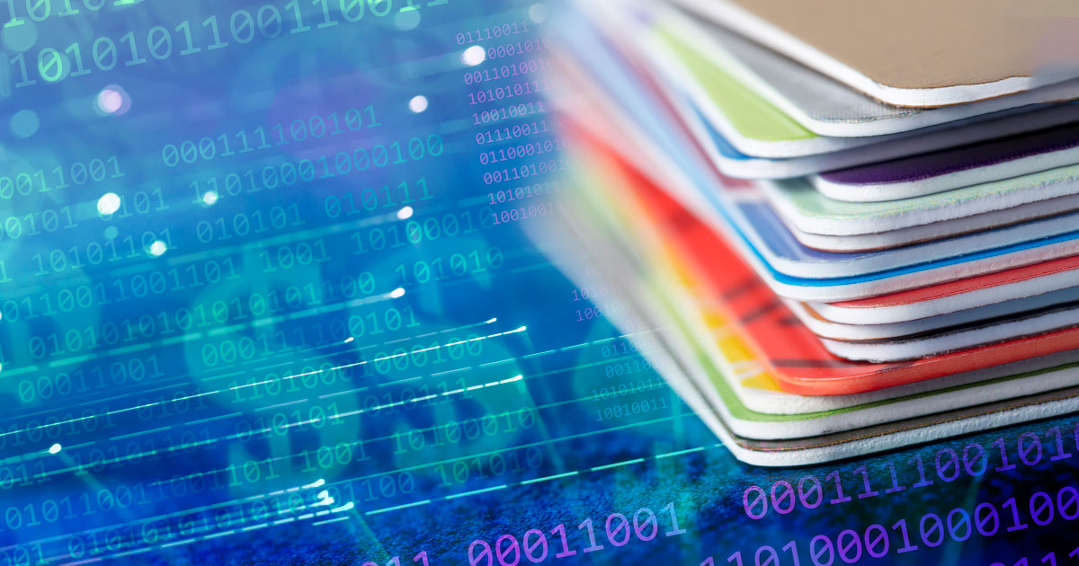 credit cards and electronic payment data