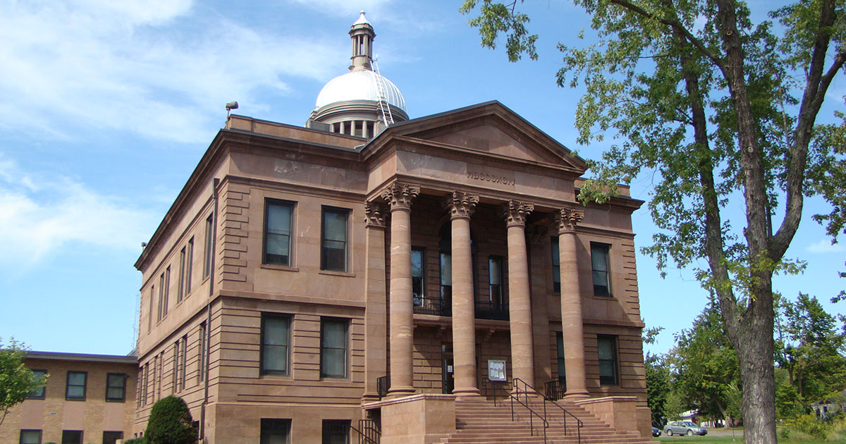 Bayfield County Courthouse in Washburn, Wisconsin