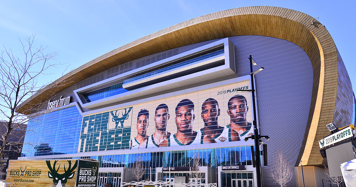 Fiserv Forum building