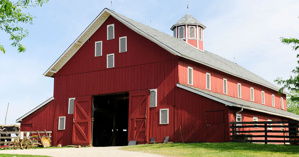 red barn