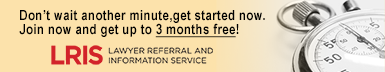 Don't wait another minute, get started now. Join now and get up 3 months free! LRIS Lawyer Referral and Informaiton Service
