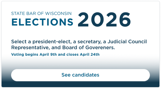 State Bar of Wisconsin Elections 2026