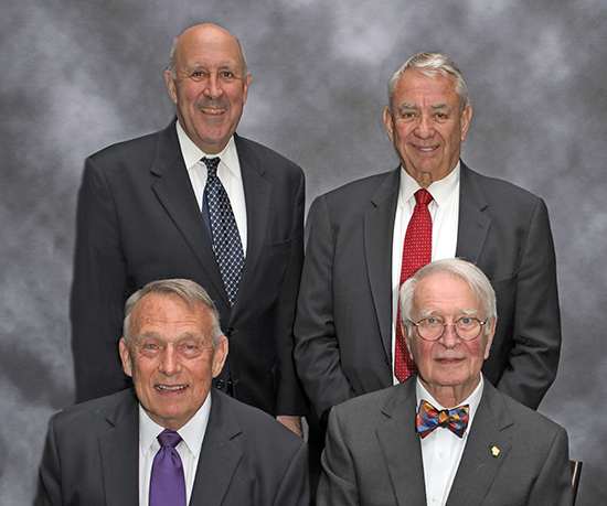 Wisconsin Governors Martin Schreiber, Anthony Earl, Tommy Thompson, and James Doyle