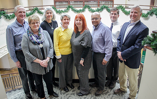 Kris Wenzel with members of the Lawyer’s Fund for Client Protection Committee