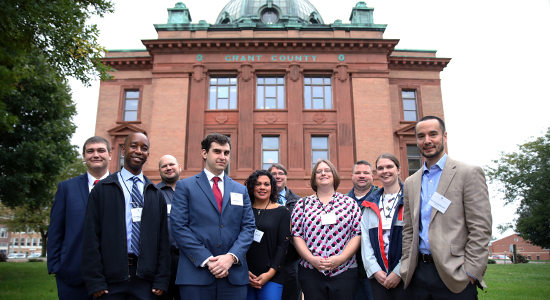 Participants of the 2018 Greater Wisconsin Initiative Bus Tour