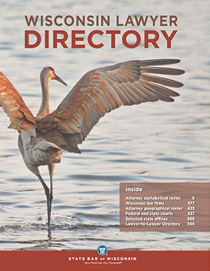 2015-16 Wisconsin Lawyer Directory