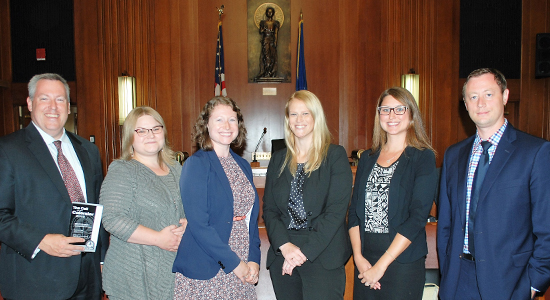 Newly-sworn members of the Racine County Bar Association