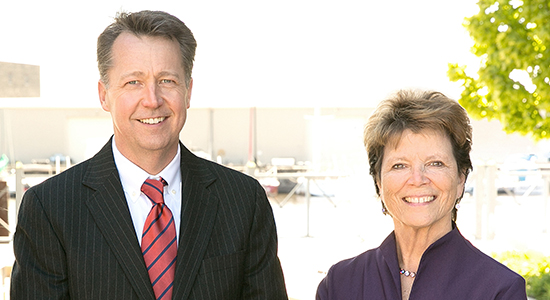 Greg Hildebrand and Susan Hansen