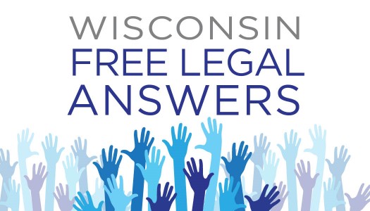 Wisconsin Free Legal Answers logo