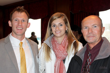 Edward Bremberger with wife and father