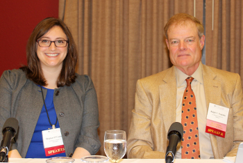 Meghan O'Connor and Ralph Topinka