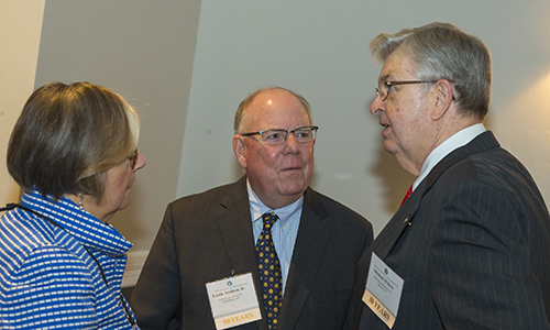 Louis Andrew Jr. and his wife and Michael Wilcox