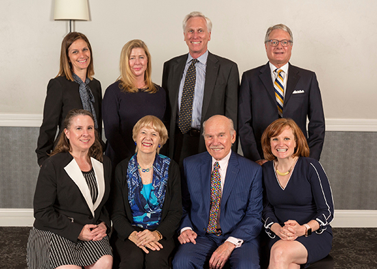 Ed Heiser Jr., wife Doris, Marci Kawski, Lisa Lawless, Bruce Arnold, Ann Maher, Ken Nowakowski, and Tami O’Brien.