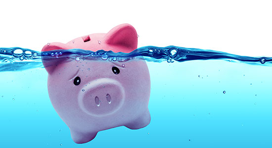 piggybank underwater