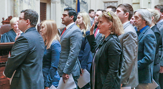 Attorneys take the oath