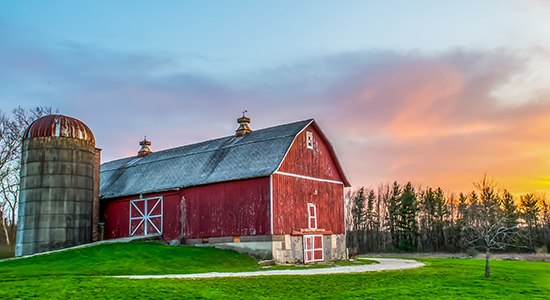 red barn