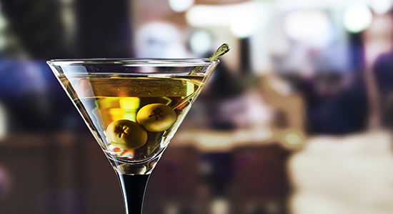 closeup of cocktail